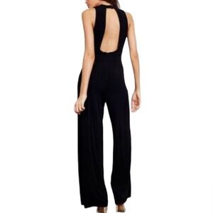 MOSCHINO Cheap and Chic Black long pants Romper Jumpsuit open back Sz US 4